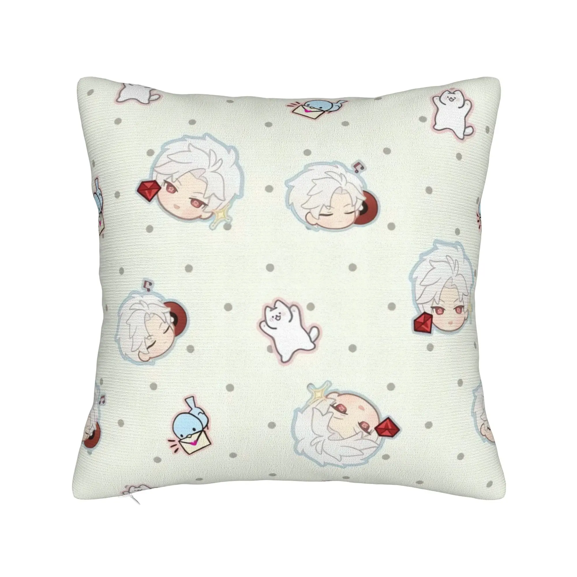COOL V-Valko L-Love and Deepspace Pillow Case  Kawaii Pillow Cover Graphic Pillowcases For Sofa Home Decor