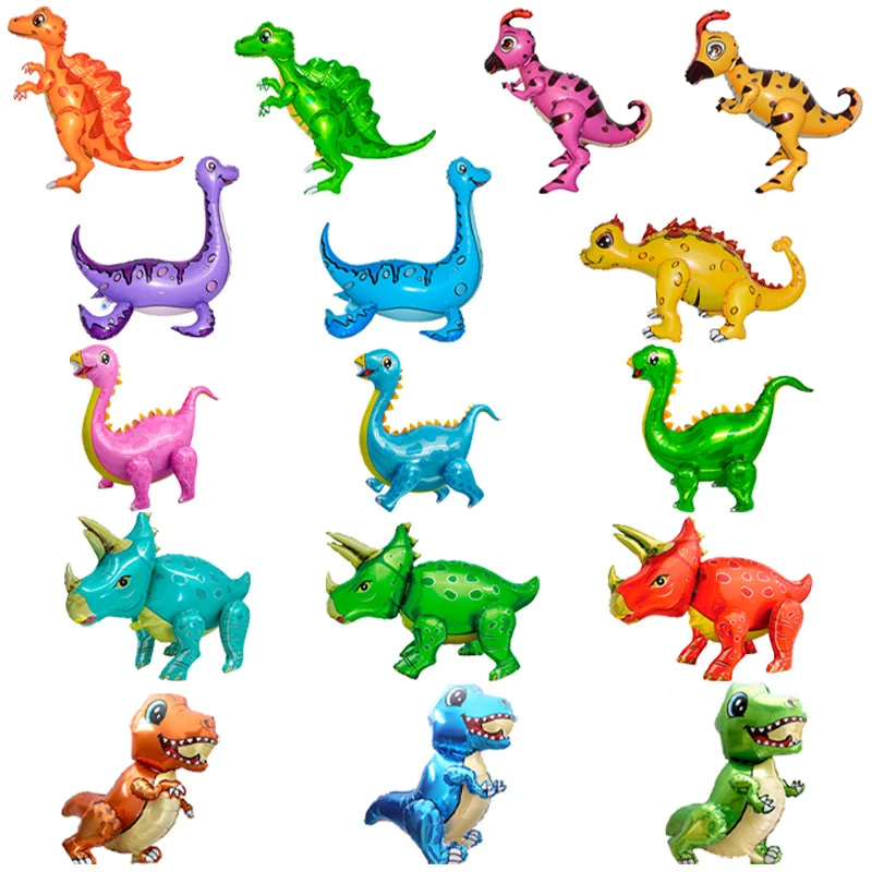 3D autoportante dinosauro tirannosauro palloncini animali per la festa di compleanno Baby Shower Kit di decorazione forniture per feste gonfiabili