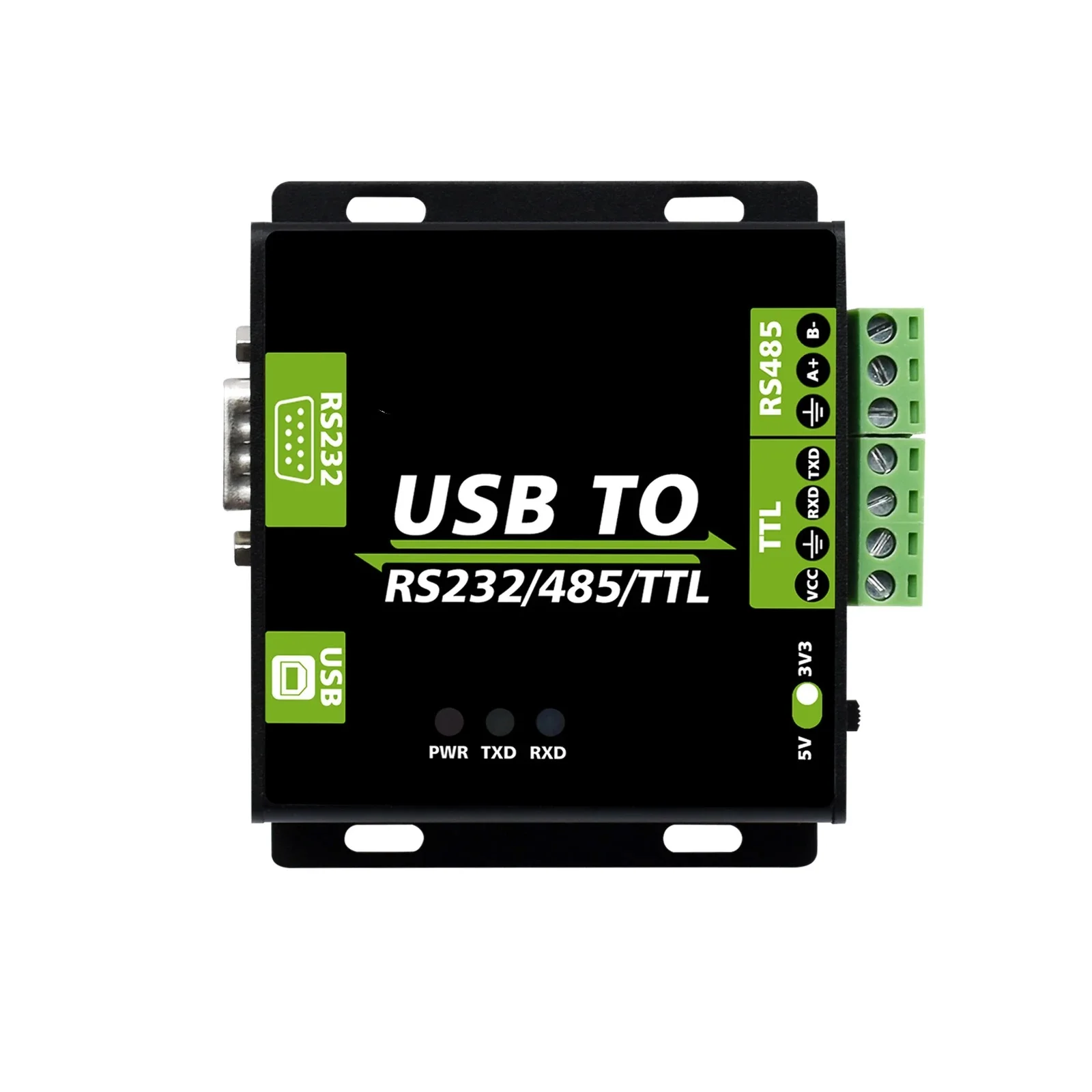 USB to RS232/RS485/TTL interface converter industrial isolation type FT232RL Chip