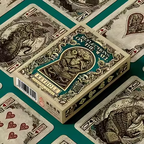 Reflections on the wall Playing Cards Poker Cards Novelty Poker Game Deck of Cards Decks Games Party