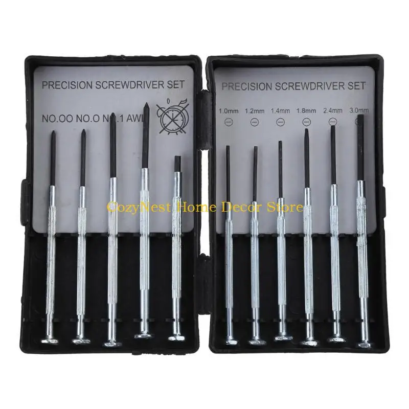 92MF 11PCS Screwdriver Set Mini Bijoutiers Montres Lunettes Réparations