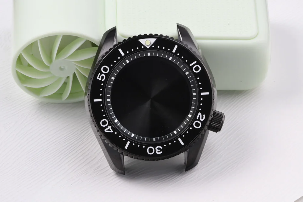 MM300 3,8 Uhr Uhrengehäuse Stahlgehäuse Leuchtendes Saphirglas Taucheruhr für NH35/NH36 Automatikwerk Uhrenzubehör – Detail 4