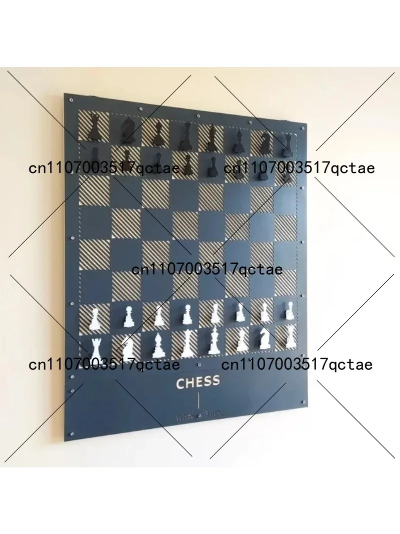 

Magnetic Chess Checkers Set Giant Wall Board Hanging Home Decor