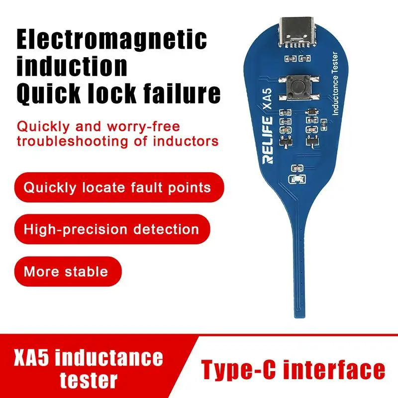 XA5 Inductance Tester Electromagnetic Induction High Precision Detection Easy Operation Strong Stability Rapid Fault Lock Type-c