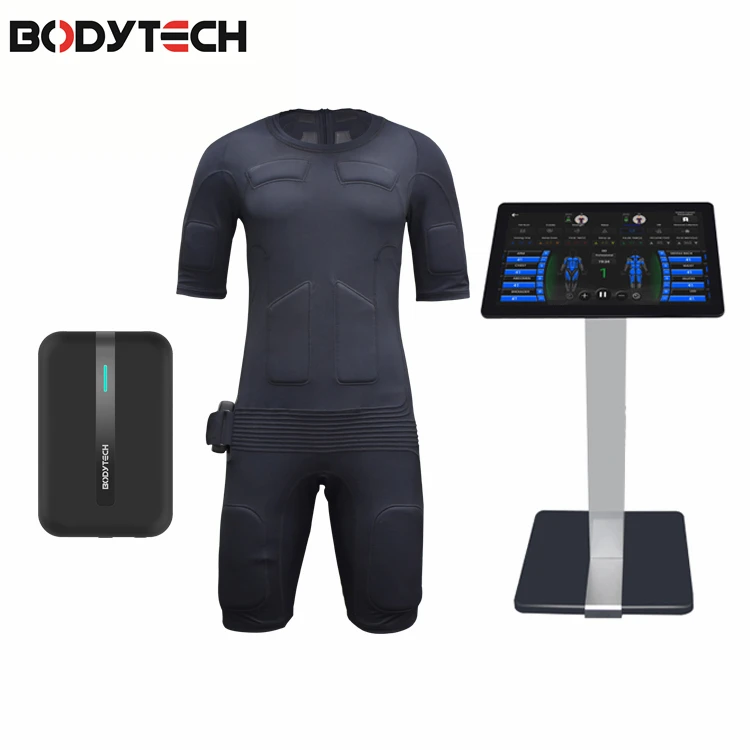 Multifunction Wireless Electro Muscle Stimulation Suit for Body Fitness and Build Muscle