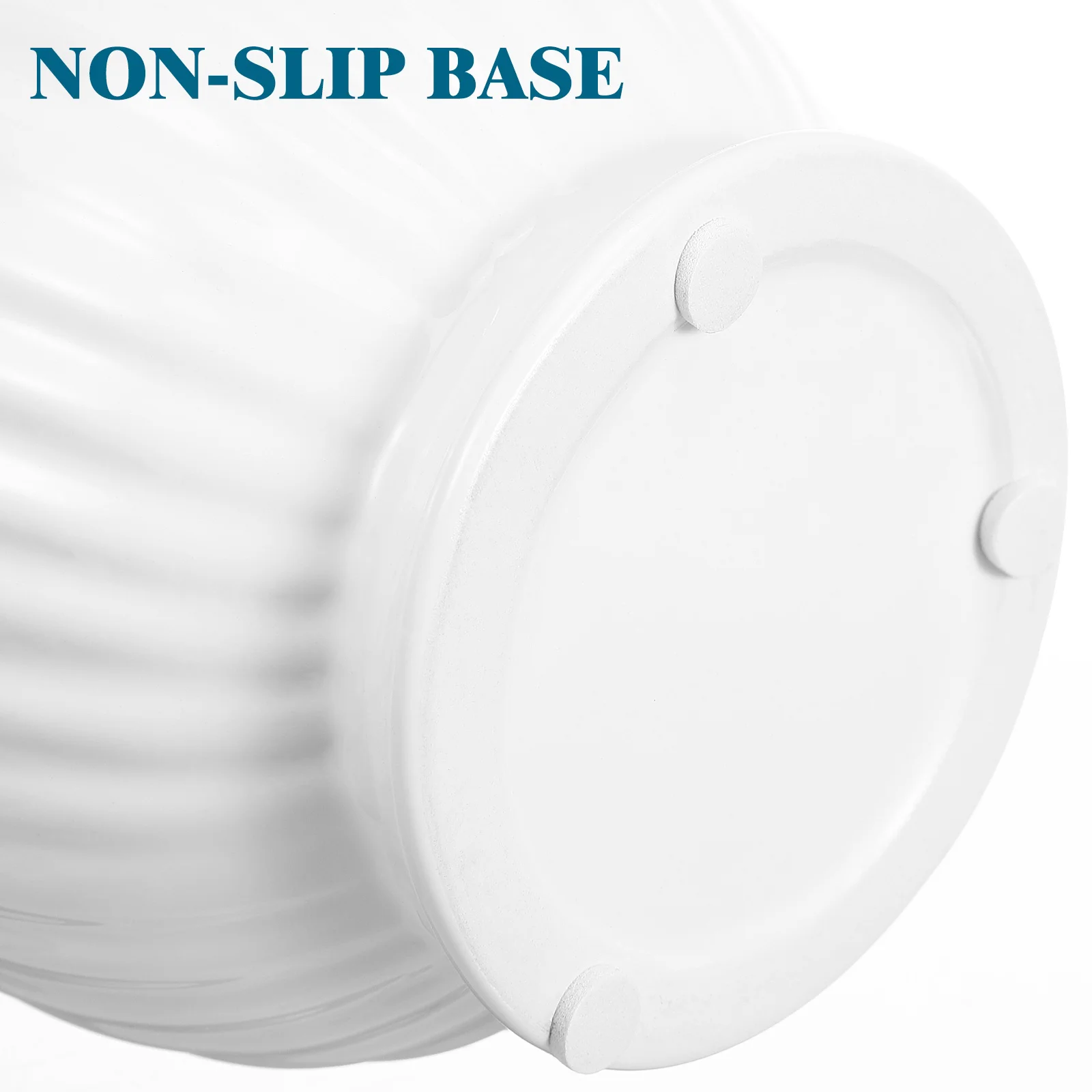 

1Pcs White Striped Porcelain Ceramic Pitcher Vase Flower Container Home Office Room Table Decor Minimalist Style