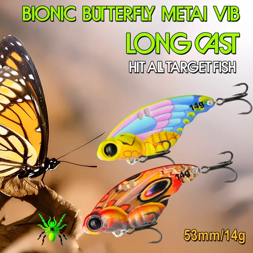 VIB Señuelo vibración metálico – Cuchara giratoria trucha - imagen 4