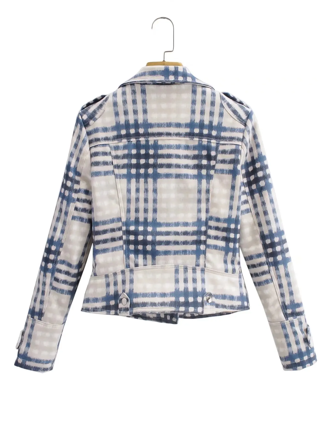 Frauen Wildleder Leder Jacken Kurze Motorrad Mantel Frauen Plaid Mode Biker Faux PU Jacke Herbst Winter jaqueta de couro