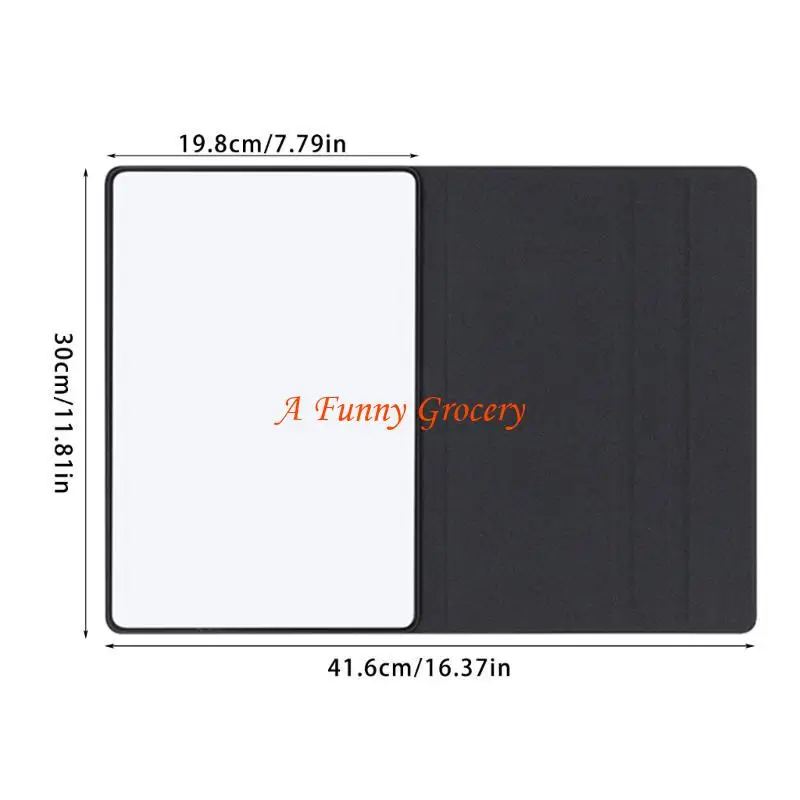 652E branco magnético com placa notebook dobrável