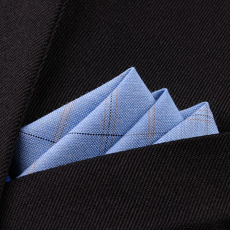 2 шт., мужской костюм из полиэстера и хлопка, карманное полотенце, полосатый квадратный шарф, платье, нагрудный шарф, шелковый шарф, рубашка, носовой платок, полотенце