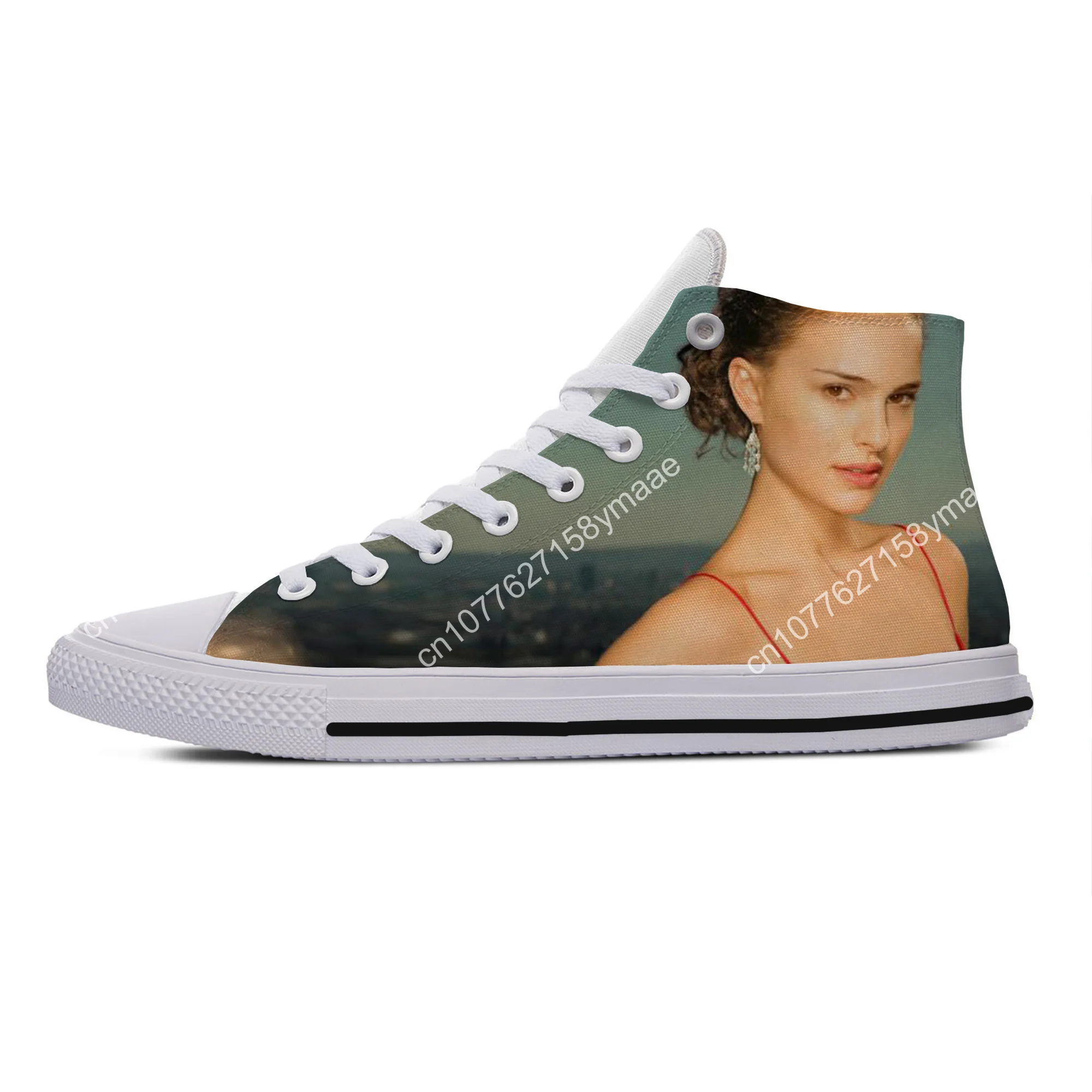 Hot Cool Fashion Funny New Summer High Quality Sneakers Casual Shoes Men Women Natalie Portman High Help Latest Board Shoes