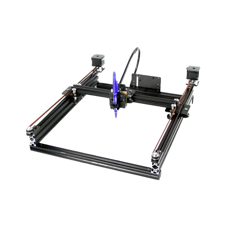 Disassembled LY Desktop Frame Type Belt Pulley Pen Drawing Robot Machine XY Plotter Writing A0 A1 A2 A3 A4 Engraving Area 12V