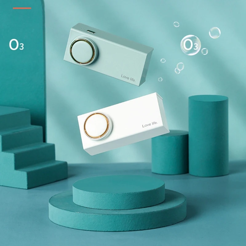 เครื่องกำจัดกลิ่นในตู้เย็นเครื่องดับกลิ่นแบบพกพาขนาดเล็กสำหรับเสื้อผ้าอาหารกล่องรองเท้าดับกลิ่น