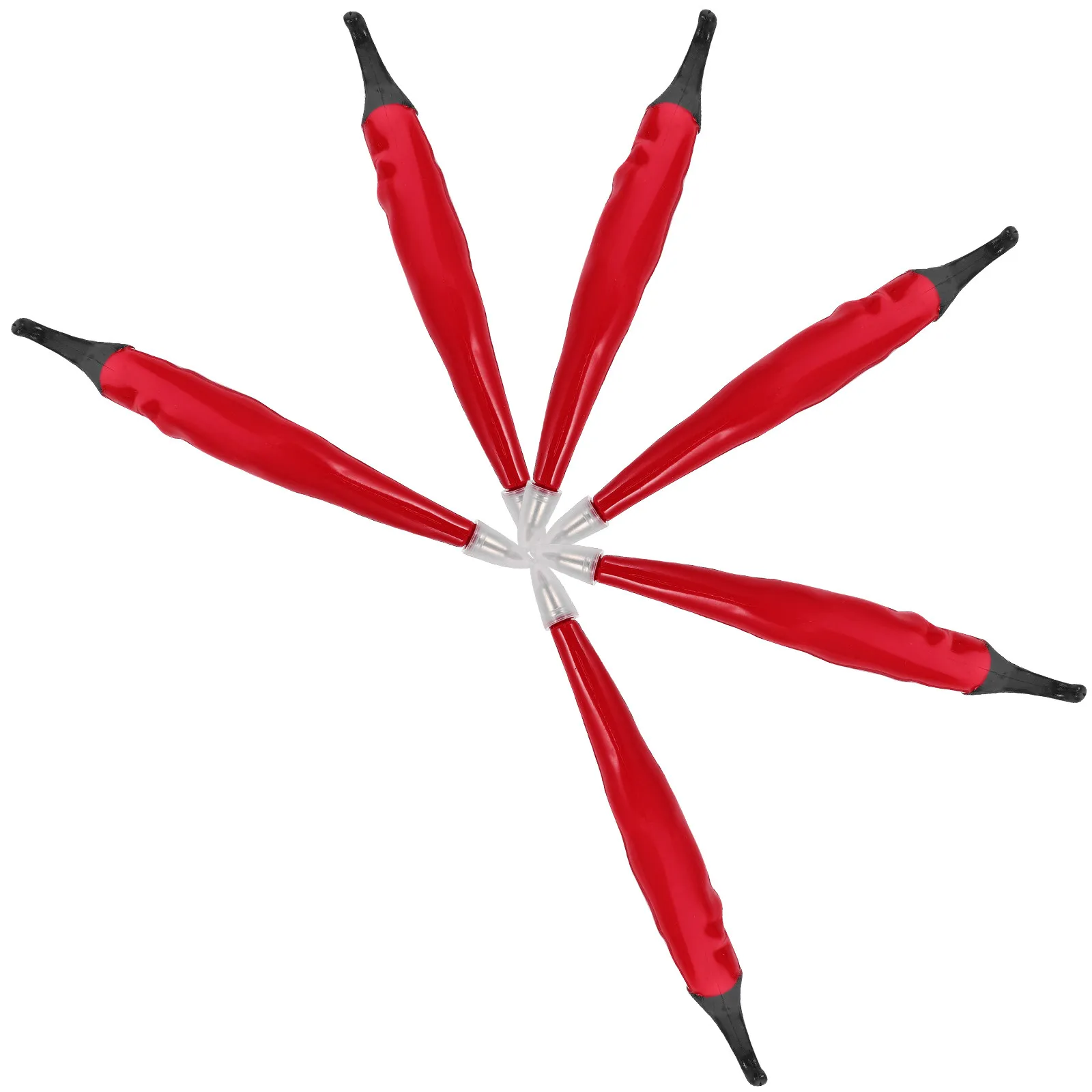 

Набор из 6 креативных ручек в форме овощей: реалистичные ручки в форме перца для плавного письма, идеально подходят для студентов, подарков на вечеринки, портативные, для школы