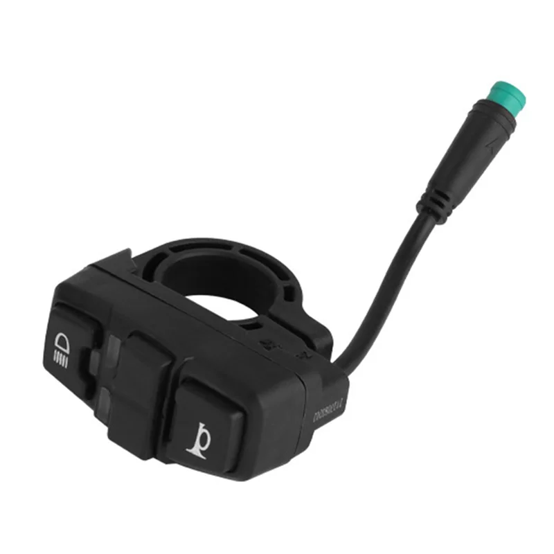 

TURE For M5 Electric Scooter Accessories Waterproof Horn To Rattle Three Function Switch Electric Scooter Accessories