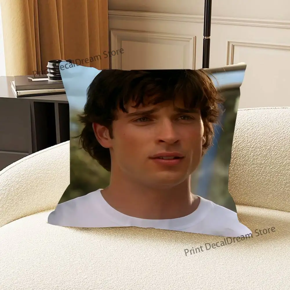 T-Tom Welling Kissen für Schlafzimmer, Auto, Café, Zimmer und Wohnzimmer, Sofa, dekorativer Kissenbezug – Detail 7