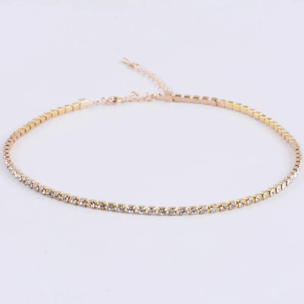 SUMENG Fashion Jewelry Accessories Luxury Rhinestone Choker Necklace For Women Temperament Collar Mujer  Birthday Gifts