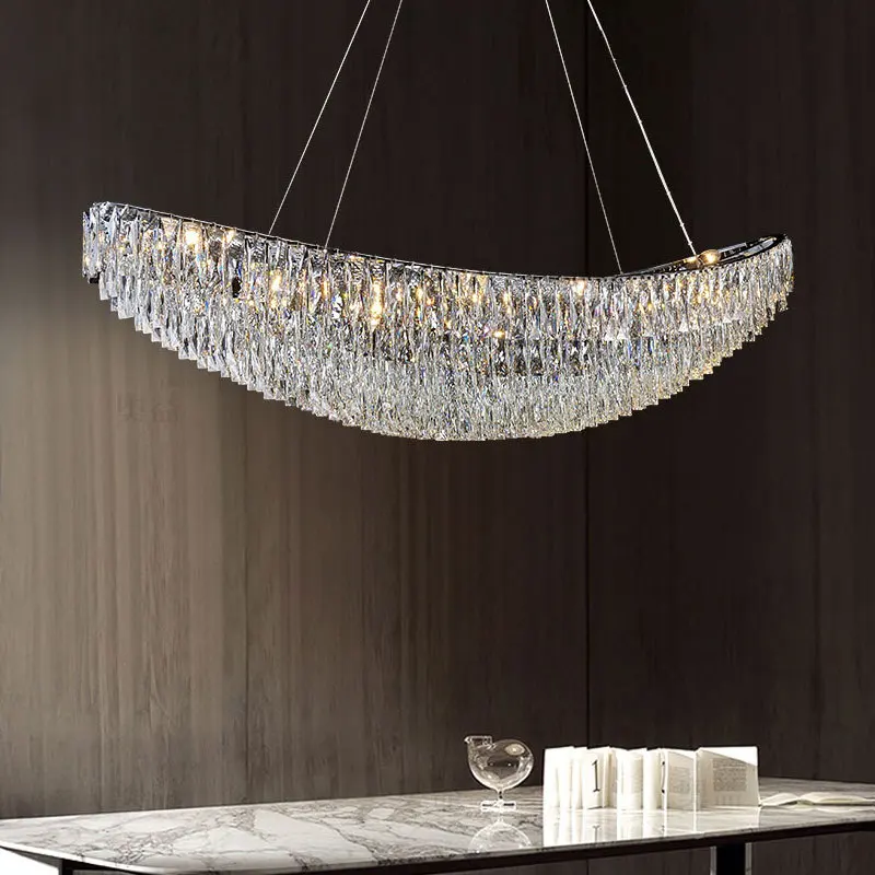 مطعم الثريا الإيطالية الخفيفة الراقية مصمم الغلاف الجوي غرفة الطعام الإبداعية مطعم جديد