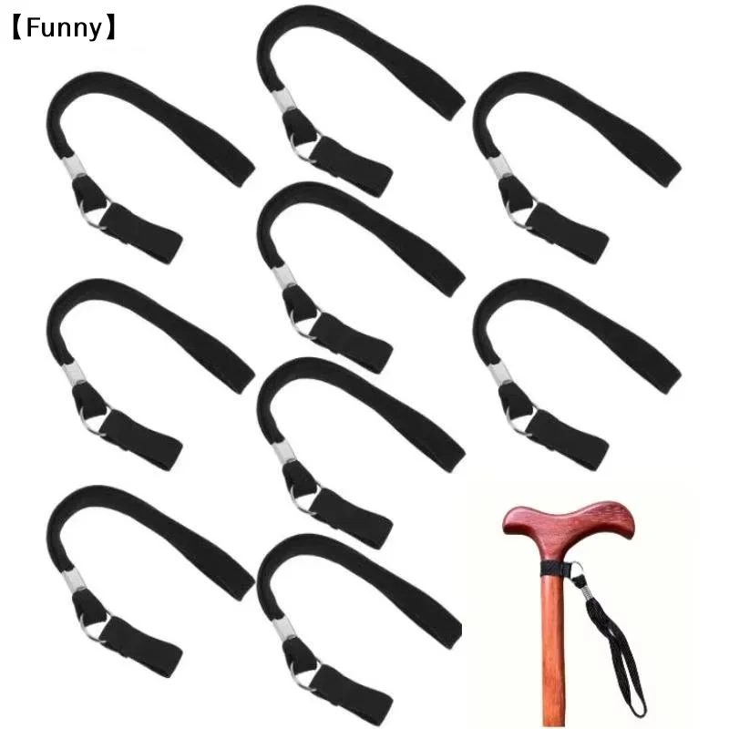 5 Pcs Wear Resistant Anti Lost Universal Walking Stick Wrist Straps For Seniors Outdoor Travel〔Funny〕