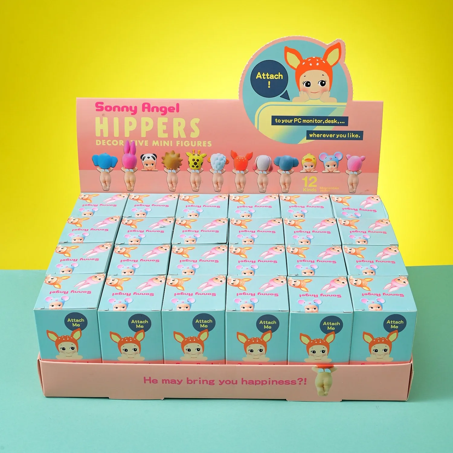 Sonny Angel 1/24 Uds caja ciega soporte para mejillas serie cosecha frutas y verduras figuras de Anime adornos muñecas Fans regalo para niños