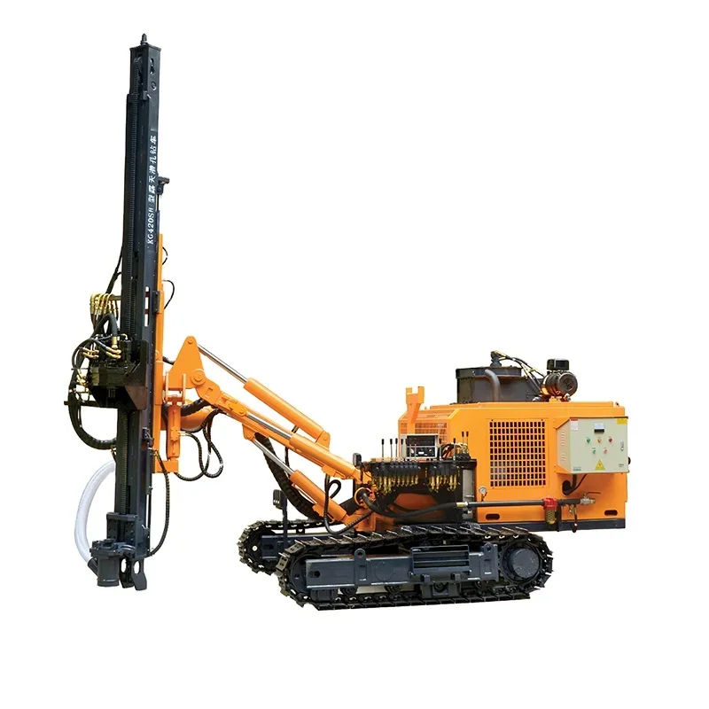 Portable drill rig Machine 25-40m depth high efficiency DTH Mine drilling rig for soil