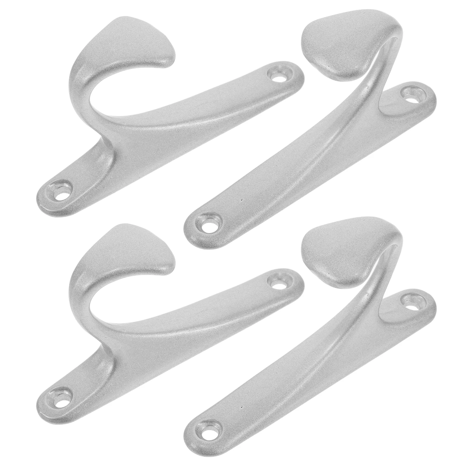 

4 Pcs Purse Hanger Zinc Alloy Wall Hooks Coat Hat Purse Hangers Metal Closet Mount Bath Storage Solution