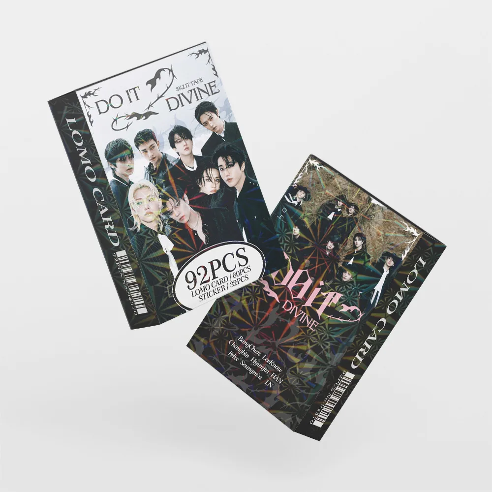 92 szt. małych kartek STRAYKIDS nowy album DOIT SKZOO kolekcja trójcalowe zdjęcia karty naklejki dwustronne karty LOMO
