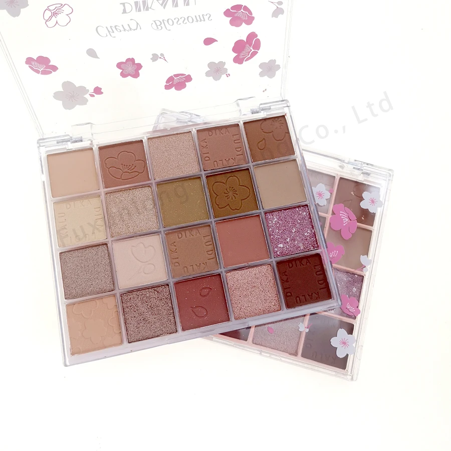 Glitter Eye Shadow Palette Waterproof Korean Makeup Palette Shiny Girl Beginner Eyes Cosmetic Low Saturation Matte Eye Pigment