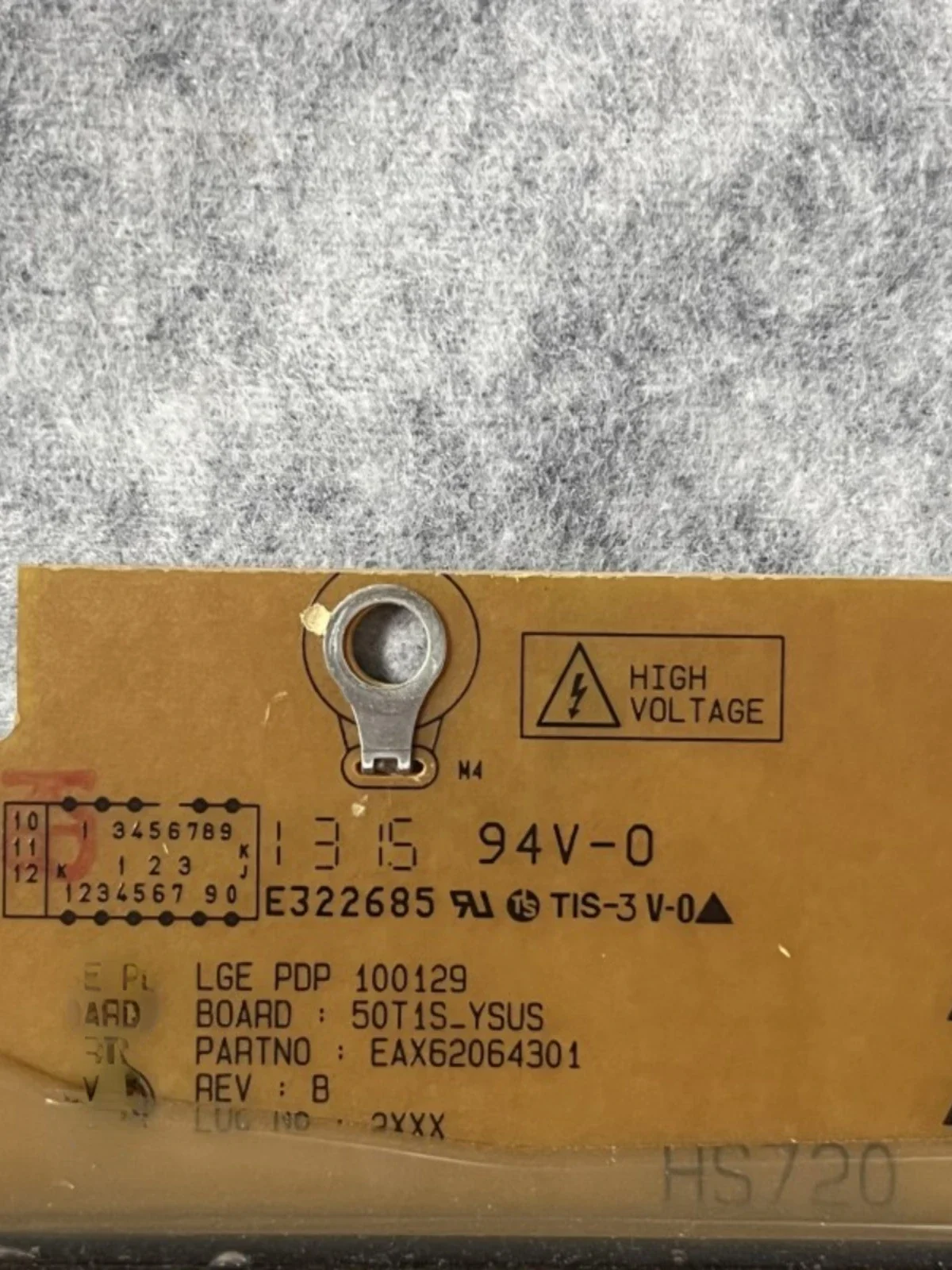 50pj350c-ta 50t1/50t1s Y Board Eax62064301 Eax61319402