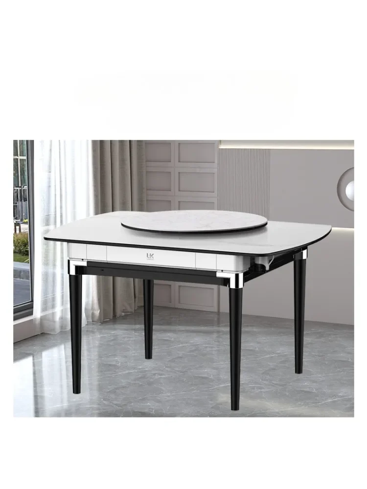 Automatic Mahjong Machine Household Stone Plate Smart Mahjong Table Bass Noise Reduction Multifunctional Machine Linen Table