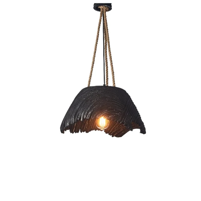 

Wabi-sabi chandelier Japanese retro restaurant Bar B & B Tea room Zen hemp rope woven lamps