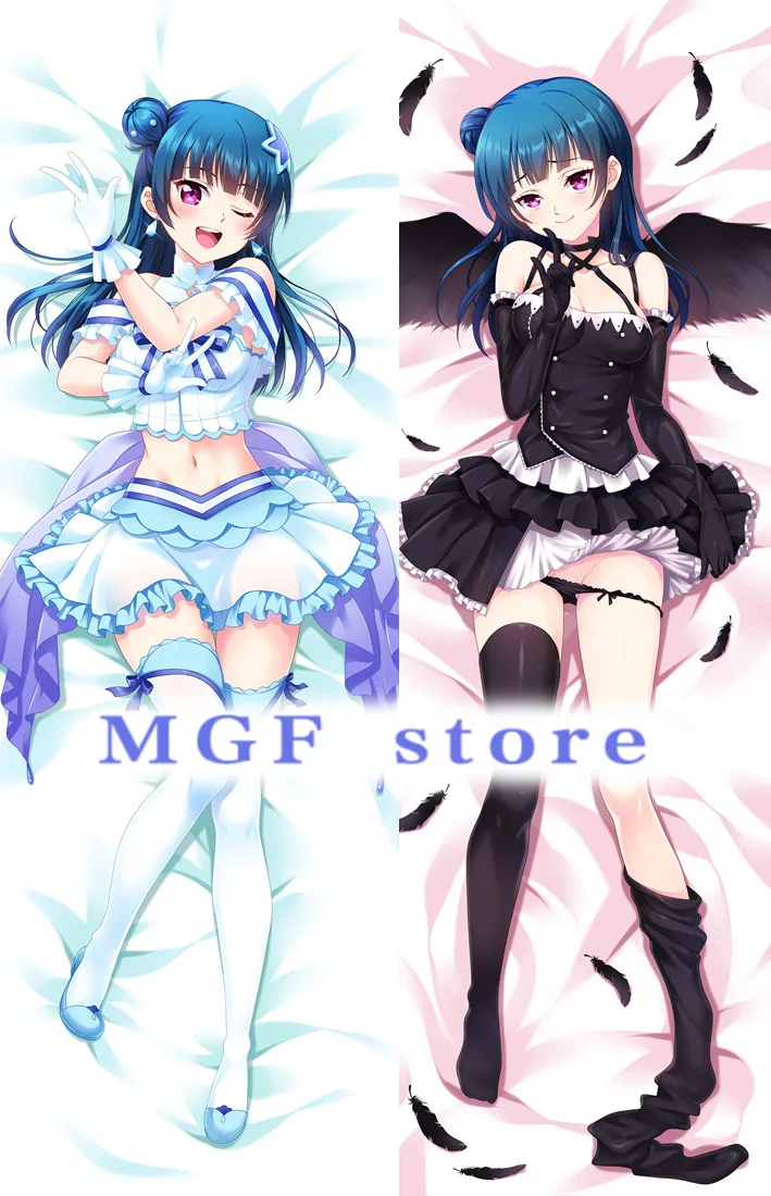 Lovelivesunshine Dakimakura Bedding Pillow Case, Body Pillowcase, Watanabe You, Ruby, Yoshiko, Kurosawa, Otaku, Hing