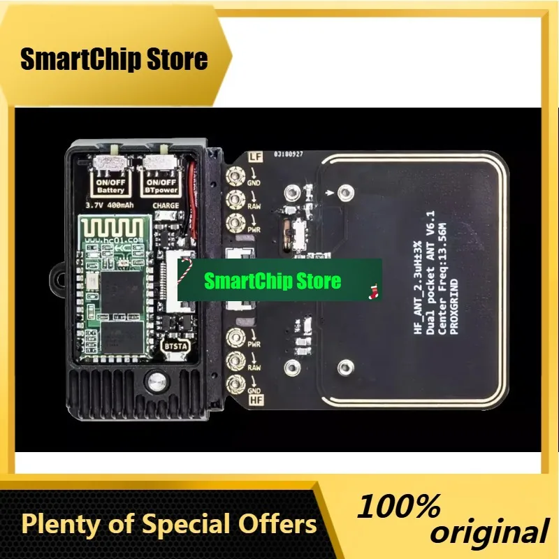 SmCpBlueShark Standalone Module For RFID NFC Card Copier Clone Crack Proxmark3 RDV4.0 BLE Module