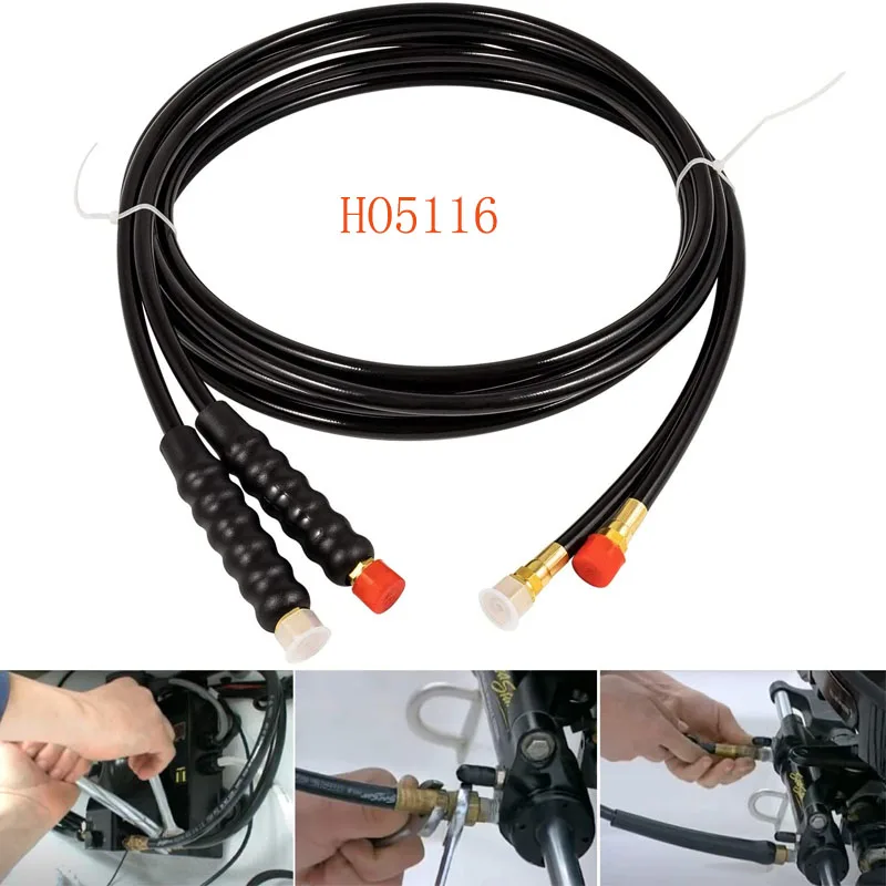 

Marine HO5116 Hose Kit 16ft Compatible with Seastar Steering Systems for Hydraulic Outboard Steering Boat Teleflex (2PCS/Set)