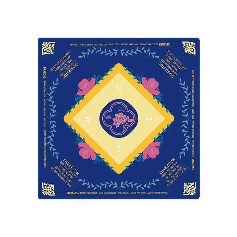 2026 New Poker Guandan Mahjong Table Mat Precision Edge Lock Simple Stain-Resistant Wear-Resistant Gaming Table Mat