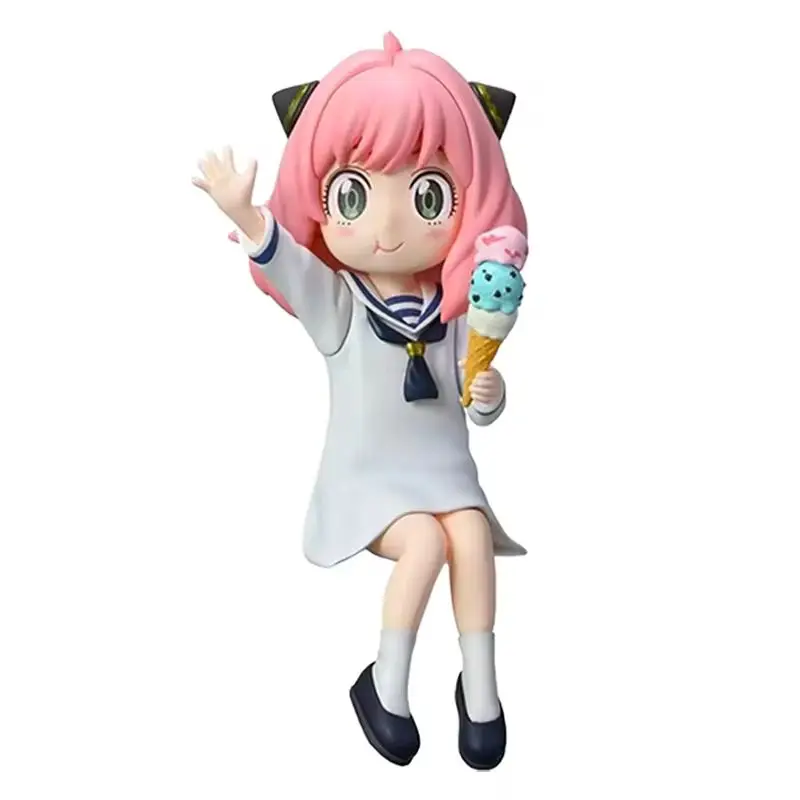 13cm Anime Spy × Family Anya Forger Figure Noodle Stopper Figure Model Toy Doll Aciton Figure Pvc Desktop Car Decorations view 6