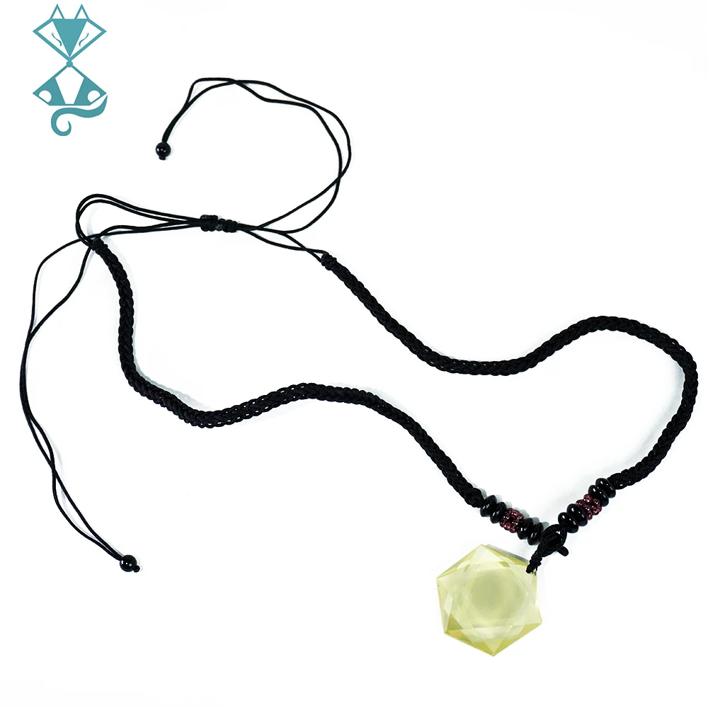 Natural Healing Crystal Necklace Hexagram Pendant Necklace For Women Natural Citrines Boho Necklace Gift For Her