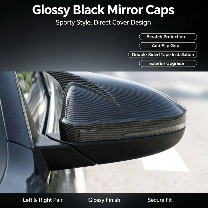 Suitable for Volkswagen Golf MK7 horns MK7.5 GTI GTD R modified rearview mirror housing mirror cover horns