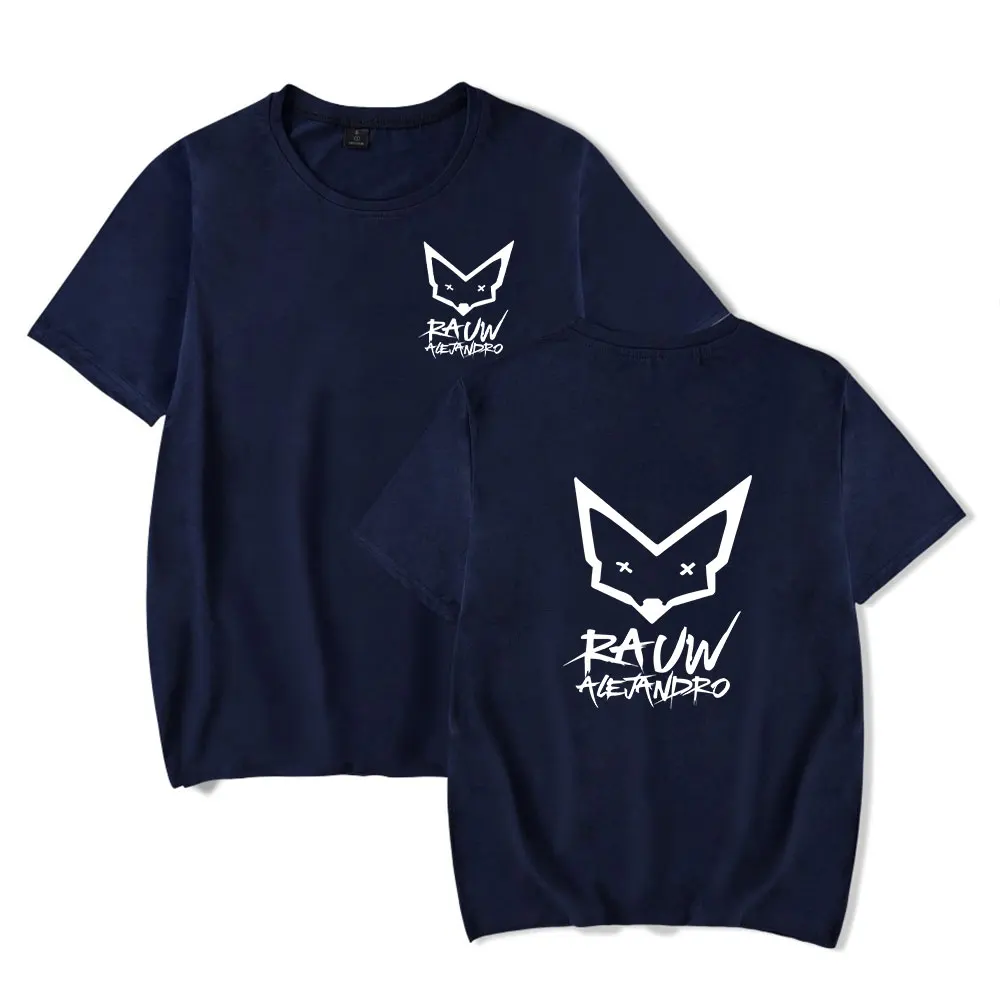 Rauw Alejandro merch T Shirt men Short Sleeve crewneck  tshirt women music fans hip hop  tops