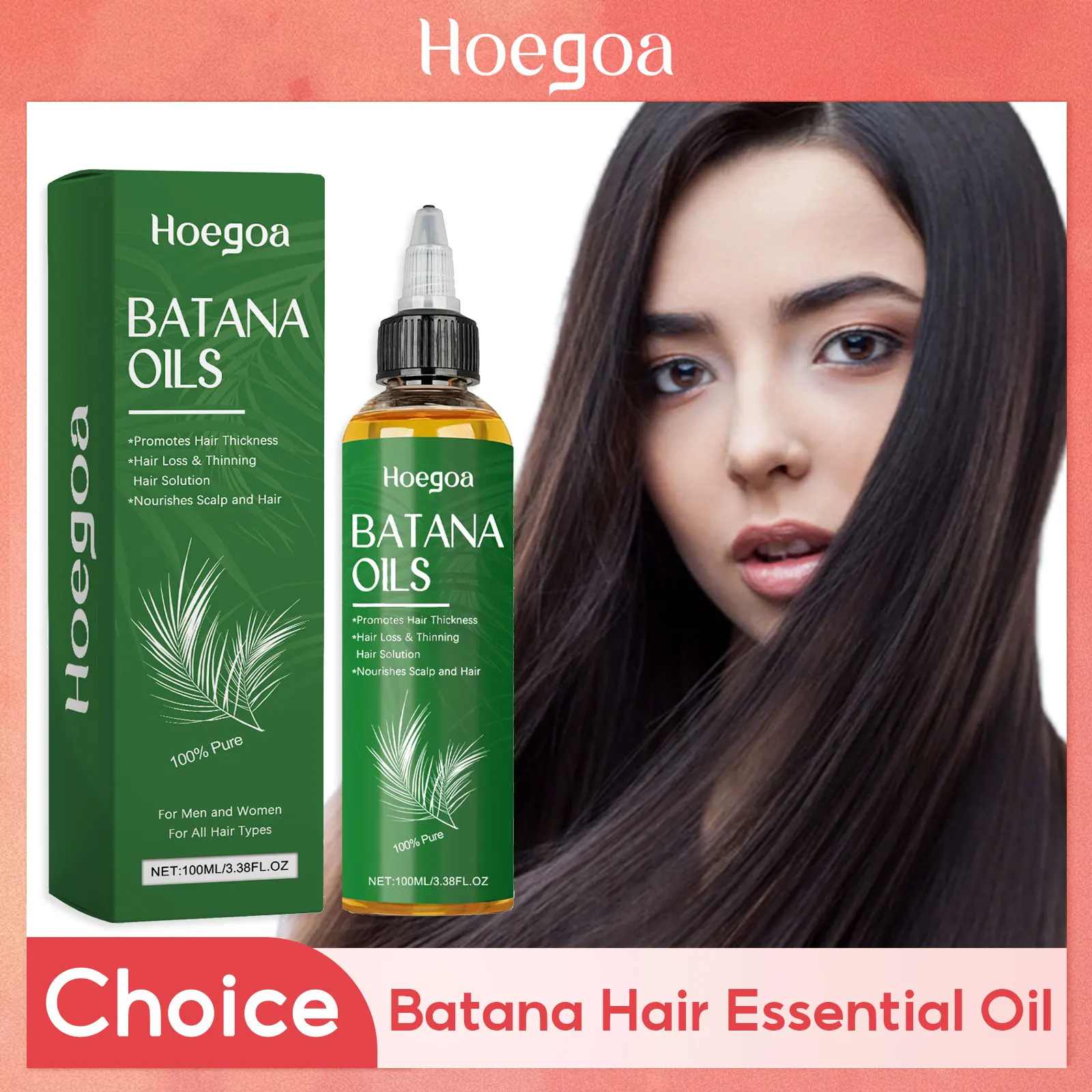 

Natural Batana Oil For Hair Growth Anti Loss Repair Hair Root Moisturize Strengthen Improve Split End Hair Health Thicker Care