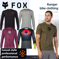 FOX Jersey Off Road Ranger Mountain Bike Forest Road Enduro Bike Jacket Cycling Riding T-shirt Long Sleeves For Dirt Bike