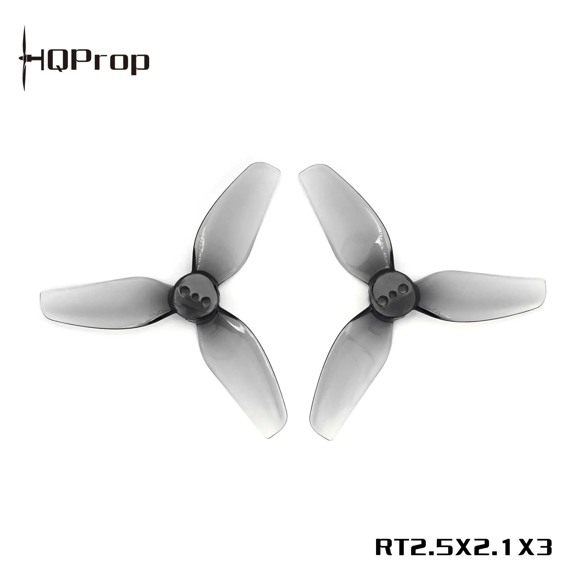 HQProp RT2.5X2.1X3 Grey (2CW+2CCW) 2521 63mm 3-Blade FPV Propeller