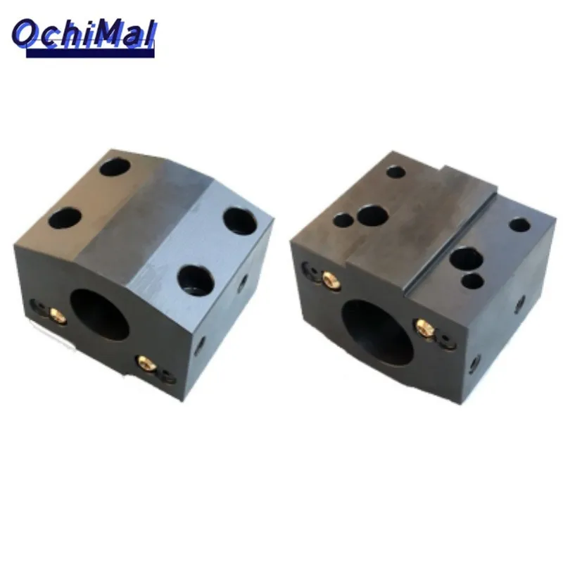 ieepo CNC Lathe Miniature Turret Tool Holder Block Machine Tool Turrets Boring Endface U-Drill Water Spray Slant Rail Lathe