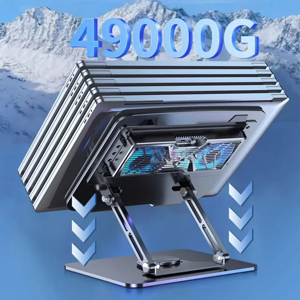Semiconductor Refrigeration Fan, Laptop Cooler Stand, Height Riser Base for Notebook Computer D21