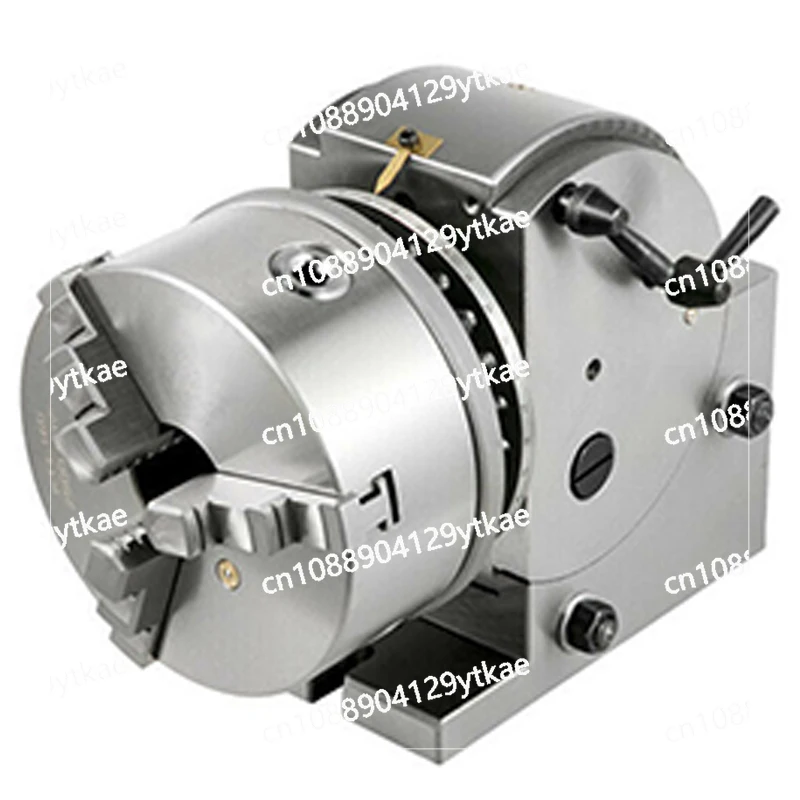 BS-0-5 Dividing Head Indexing Head Semi Universal With Indexing Plates, Tailstock & 125mm 3-Jaw Chuck for Drilling Milling