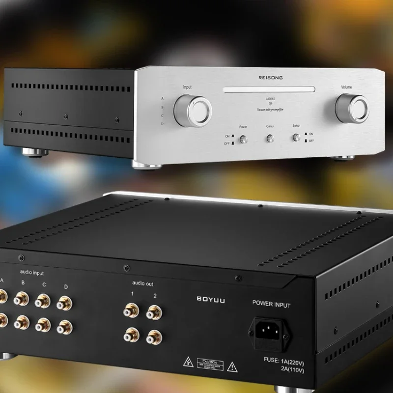 REISONG Q6, 12AX7 Röhrenverstärker High Fidelity Home HIFI Audiosystem Röhrenvorverstärker M7 verbesserte HiEnd-Schaltung