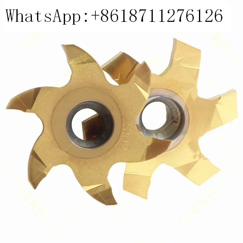 T Slot Trapezoidal Whirlwind Milling Cutter Blade Hexagon CNC Depth Grooveing Six-sides Inserts Cutting Tool Holder