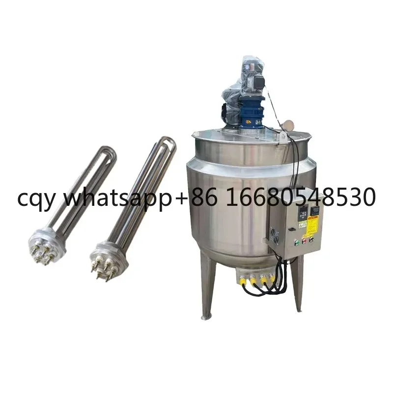 

PP 200L Double Layers Stainless Steel 304 Enclosed Cooking Soap Milk tank / Batching tank With Heater Mixing Tank