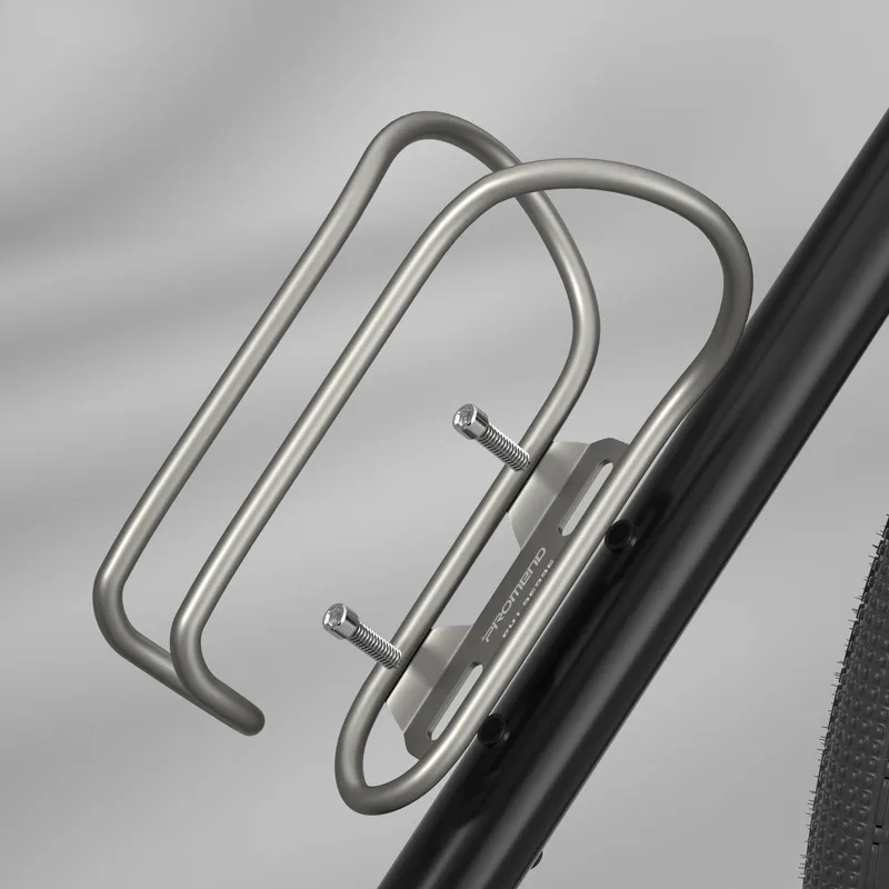 Lightweight Bikes Bottle Holder Titanium Alloy Water Bottle Cage Integral Forming Road Bike Cup Rack Simple Frosted Accessories