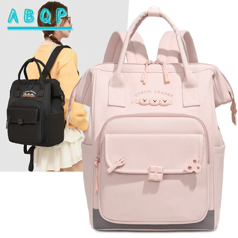 漫画柄おむつバッグバックパック-新生児用バッグ-多機能軽量お出かけ用おむつバッグバックパック-大容量